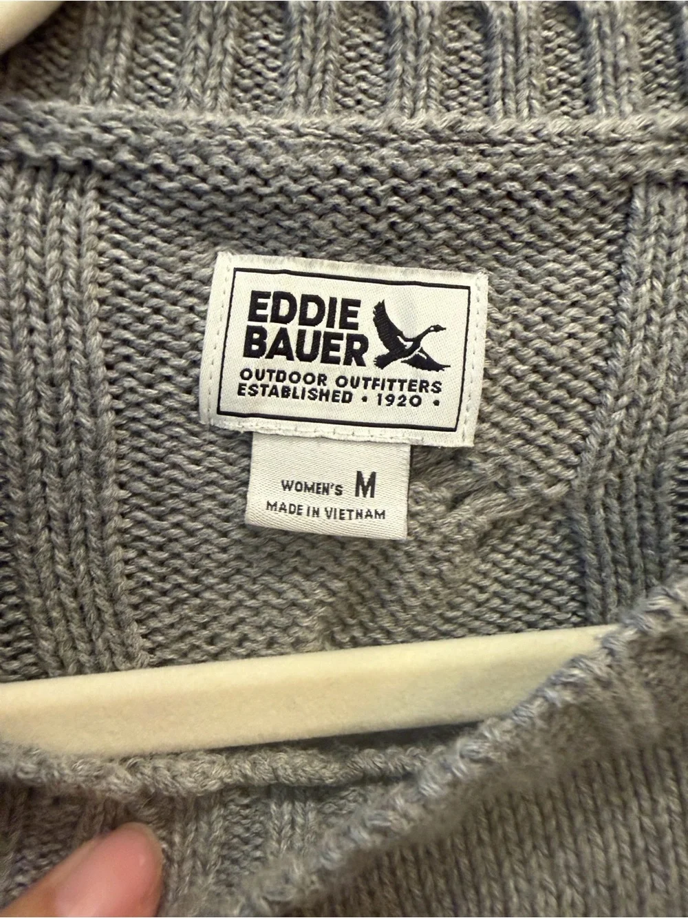 Eddie Bauer gray cable